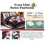 Cozy Line Home Fashions Christmas True Patchwork Kränze Kiefernbaum Strümpfe Rustikale Wendedecke Bettwäsche Set, Decke Tagesdecke (Happy Christmas, King - 3 Stück)