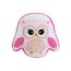Cozy Line Home Fashions Happy Owl Twin – 6-teiliges rosa Wende-Bettwäsche-Set, Decke, Tagesdecken für Mädchen (1 Steppdecke + 1 Kissenbezug + 4 dekorative Kissen)