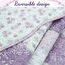 Cozy Line Home Fashions Love of Lilac Bettwäsche-Set, 3-teilig, King-Size-Größe