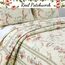 Cozy Line Home Fashions Wende-Bettwäsche-Set mit Blumenmuster, 100 % Baumwolle, Khaki, cremefarben, Gelb, 3-teilig