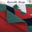 Cozy Line Home Fashions Christmas True Patchwork Kränze Kiefernbaum Strümpfe Rustikale Wendedecke Bettwäsche Set, Decke Tagesdecke (Happy Christmas, King - 3 Stück)
