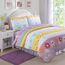 Cozy Line Home Fashions Wende-Bettwäsche-Set, Tagesdecke, Decke (Blumengarten, Doppelbett, 2-teilig)