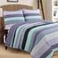 Cozy Line Home Fashions Jeannie Bettwäscheset für Damen mit lilafarbenem Blumenmuster, 100 % Baumwolle, wendbar, für Kingsize-Bett, 3-teilig