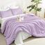 Litanika Lavender Comforter California King Size, 3-teiliges Cal King Size, leichtes, solides Bettwäsche-Set, ganzjährig, flauschiges Bettwäsche-Set (271 x 244 cm Bettdecke und 2 Kissenbezüge)