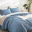 Litanika Übergroßes Bettwäsche-Set für King-Size-Bett, 3-teilig, leicht, einfarbig, flauschiges Bettwäsche-Set für alle Jahreszeiten, 308 x 305 cm Bettdecke und 2 Kissenbezüge)