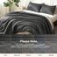 Litanika Graues Bettdecken-Set für Doppelbett, XL, 2-teilig, leicht, einfarbig, flauschiges Bettwäsche-Set für alle Jahreszeiten (168 x 228 cm Bettdecke und 1 Kissenbezug)