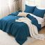 Litanika Teal Twin/Twin XL Tröster-Set, 2-teilig, Türkis, leicht, einfarbig, für alle Jahreszeiten, flauschiges Bettwäsche-Set (168 x 228 cm Bettdecke und 1 Kissenbezug)