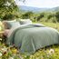 Litanika King-Size-Bettwäsche-Set, salbeigrün, 3-teilig, Boho-Bett, leicht, für alle Jahreszeiten geeignet, Flauschiges Bettwäsche-Set (270x228 cm Bettdecke und 2 Kissenbezüge)
