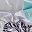Uozzi Bedding Bunte Punkte, Bettbezug-Set, Doppelbett, rosa, gelb, grau, blau, Kreise, wendbar, Alternative 800 TC Kinder-Bettwäsche-Set, 1 Mikrofaser-Steppdecke mit 2 Kissenbezügen