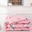 Uozzi Bedding Bed in a Bag 7-teiliges Queen-Size-Bettwäsche-Set mit Einhorn-Motiv, rosa mit Regenbogen-Stern – weiche Mikrofaser, Wendebettwäsche-Set (1 Steppdecke, 1 Spannbetttuch, 2 Kissenbezüge)