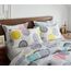 Uozzi Bedding Bett in einer Tasche, 7-teilig, King-Size-Größe, bunte Punkte, weiche Mikrofaser, wendbares Bettdecken-Set (1 x Bettdecke, 2 x Kissenbezüge, 1 x Spannbetttuch, 2 x Kissenbezüge)