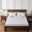 7-teiliges Bettwäsche-Set für Queen-Size-Bett in einer Tasche, bunte Punkte, weiche Mikrofaser, wendbares Bettwäsche-Set (1 Steppdecke, 2 Kissenbezüge, 1 Bettlaken, 1 Spannbetttuch, 2 Kissenbezüge)