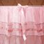 Uozzi Bedding Betthimmel mit 4 Ecken, rosa Betthimmel, Bettvorhang für Mädchen und Erwachsene, niedlich, gemütlich, quadratisch, für Doppelbett, 4 Öffnungen, 114,3 cm B x 203,2 cm L, Moskitonetz,