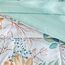 Leaves Comforter Sheet Set White Bed in a Bag 7 Pieces King Size Green Floral Microfiber Reversible Bedding Set (1 Comforter 2 Pillow Shams 1 Flat Sheet 1 Fitted Sheet 2 Pillowcases)