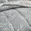 UOZZI BEDDING Bett in a Bag 7-teiliges King-Size-Bettwäsche-Set mit grauen Ästen mit gelben Punkten – weiche Mikrofaser, wendbares Bettdecken-Set (1 Bettdeckenbezug, 1 Spannbettlaken, 2 Kissenbezüge)