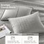 Comfort Spaces Kienna Bettwäsche-Set, luxuriös, doppelseitiges Näh-Design, für alle Jahreszeiten, leicht, Tagesdecke, Bettwäsche, passende Kissenbezüge, übergroßes Kingsize-Bett (304,8 x 299,7 cm),