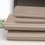 Homiest 4-teiliges Satin-Bettwäsche-Set, luxuriöses, seidiges Satin-Bettwäsche-Set mit tiefer Tasche, 1 Spannbetttuch + 1 Bettlaken + 2 Kissenbezüge (King-Size, Taupe)