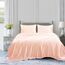 Homiest 4-teiliges Satin-Bettwäsche-Set, luxuriöses, seidiges Satin-Bettwäsche-Set mit tiefer Tasche, 1 Spannbetttuch + 1 Bettlaken + 2 Kissenbezüge (King-Size, Champagner)
