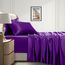 Homiest 4-teiliges extra tiefes Satin-Bettwäsche-Set, Queen-Size-Bettlaken, 45.7,61 cm tiefe Taschen-Bettlaken, luxuriöses Spannbetttuch-Set, passend für ultratiefe Matratzen
