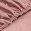 Homiest 4-teiliges Satin-Bettwäsche-Set, luxuriöses, seidiges Satin-Bettwäsche-Set mit tiefer Tasche, 1 Spannbetttuch + 1 Bettlaken + 2 Kissenbezüge (King-Size, sattes Pink)