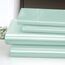 Homiest 4-teiliges Satin-Bettwäsche-Set, luxuriöses, seidiges Satin-Bettwäsche-Set mit tiefer Tasche, 1 Spannbetttuch + 1 Bettlaken + 2 Kissenbezüge (King-Size, Mintgrün)