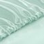 Homiest 4-teiliges Satin-Bettwäsche-Set, luxuriöses, seidiges Satin-Bettwäsche-Set mit tiefer Tasche, 1 Spannbetttuch + 1 Bettlaken + 2 Kissenbezüge (King-Size, Mintgrün)