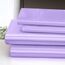 Homiest 4-teiliges Satin-Bettwäsche-Set, luxuriöses, seidiges Satin-Bettwäsche-Set mit tiefer Tasche, 1 Spannbetttuch + 1 Bettlaken + 2 Kissenbezüge (Queen-Size, Lavendel)