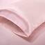 Homiest 5-teiliges Satin-Bettwäsche-Set für King-Size-Betten, luxuriöses, 2 Spannbettlaken + 1 Bettlaken + 2 Kissenbezüge (geteilte King-Size, Rouge-Pink)