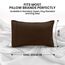 Utopia Bedding King-Size-Kissenbezüge – 2er-Pack – Hotelverschluss – weicher, gebürsteter Mikrofaserstoff – schrumpf- und farbecht, Kissenbezüge 20 X 40 Inches (Kingsize, Braun)