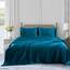 Homiest 5-teiliges Satin-Split-King-Bettwäsche-Set für verstellbares Bett, luxuriöses seidiges Satin-Bettwäsche-Set mit tiefer Tasche, 2 Spannbettlaken + 1 Bettlaken + 2 Kissenbezüge (geteiltes