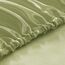 Homiest 4-teiliges Satin-Bettwäsche-Set mit tiefer Tasche, 1 Spannbetttuch + 1 Bettlaken + 2 Kissenbezüge (King Size, Salbeigrün)