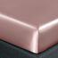 Homiest 3-teiliges Satin-Bettwäsche-Set, luxuriöses, seidiges Satin-Bettwäsche-Set mit tiefer Tasche, 1 Spannbetttuch + 1 Bettlaken + 1 Kissenbezug (Doppelbettgröße, Roségold)