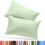 Utopia Bedding King-Kissenbezüge – 2er-Pack – Hotelverschluss – weicher, gebürsteter Mikrofaserstoff – schrumpf- und farbecht, Kissenbezüge 20 X 40 Inches (King, Salbei)