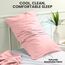Utopia Bedding Queen-Kissenbezüge – 2er-Pack – Hotelverschluss – weicher, gebürsteter Mikrofaserstoff – schrumpf- und farbecht, Kissenbezüge 20 X 30 Inches (Queen, Pink)