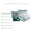 Elegant Comfort 8-teiliges Lodge Plaid Wende-Bettwäsche-Set – seidig weiches Komplett-Set beinhaltet Bettlaken-Set mit doppelseitigen Aufbewahrungstaschen, Twin/Twin XL, Salbeigrün