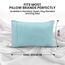 Utopia Bedding King-Size-Kissenbezüge – 2er-Pack – Hotelverschluss – weicher, gebürsteter Mikrofaserstoff – schrumpf- und farbecht, Kissenbezüge 20 X 40 Inches (Kingsize, Spa-Blau)
