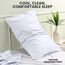 Utopia Bedding King Standard-Kissenbezüge – 2er-Pack – Hotelverschluss – weicher, gebürsteter Mikrofaserstoff – schrumpf- und farbecht, Kissenbezüge 20 X 36 Inches (King Standard, weiß)
