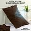 Utopia Bedding Queen-Kissenbezüge – 2er-Pack – Hotelverschluss – weicher, gebürsteter Mikrofaserstoff – schrumpf- und farbecht, Kissenbezüge 20 X 30 Inches (Queen, Braun)