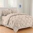 Elegant Comfort Luxuriöses, weichstes und gemütlichstes 8-teiliges Bettdecken-Set – seidig weiches Komplett-Set beinhaltet Bettlaken-Set mit doppelseitigen Aufbewahrungstaschen, Twin/Twin XL, Leinen