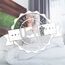 Elegant Comfort 8-teiliges Bettwäsche-Set mit Quetschfalten – Ganzjahres-Bett in einer Tasche, inklusive 4-teiligem Smart-Bettlaken-Set, Bettrock, Bettdecke, passenden Kissenbezügen und Kissenbezügen,