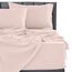 LUX Décor Twin XL Bettlaken-Set, 3-teilig, ultraweiches Mikrofaser-Bettlaken mit Bettlaken, 40,6 cm tiefem Spannbetttuch und Kissenbezug, kühlend und atmungsaktiv, Hotel-Luxus, Oeko-TEX - Babyrosa