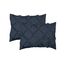 Elegant Comfort Luxuriöses, weiches, gemütliches, 8-teiliges Bettwäsche-Set für Betten mit Bettlaken-Set mit doppelseitigen Aufbewahrungstaschen, Full/Queen-Size-Bett, Marineblau