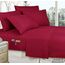 Bettdecken-Set, 8-teilig, eleganter Komfort, seidig weich, inkl. Bettlaken mit doppelseitigen Aufbewahrungstaschen, King-Size-Bett, Burgunderrot