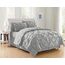 Elegant Comfort Luxuriöses, weichstes und gemütlichstes 8-teiliges Bettdecken-Set – seidig weiches Komplett-Set enthält Bettlaken-Set mit doppelseitigen Aufbewahrungstaschen, King/California King,