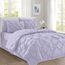 Elegant Comfort 8-teiliges Bettwäsche-Set mit Quetschfalten – Ganzjahres-Bett in einer Tasche, inklusive 4-teiligem Smart-Bettlaken-Set, Bettrock, Bettdecke, passenden Kissenbezügen und Kissenbezügen,