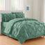 Elegant Comfort Luxuriöses, weichstes und gemütlichstes 8-teiliges Bettdecken-Set – seidig weiches Komplett-Set enthält Bettlaken-Set mit doppelseitigen Aufbewahrungstaschen, King/California King,