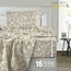 LUX Décor Bettwäsche-Set für Doppelbett, 3-teilig, ultraweiches Mikrofaser, mit Bettlaken, 40,6 cm tiefem Spannbetttuch und Kissenbezügen, atmungsaktiv, Schlafzimmer-Dekor, Oeko-TEX, Taupe