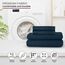 LUX Décor Cal King-Bettwäsche-Set – 4-teiliges ultraweiches Mikrofaser-Bettlaken mit Bettlaken, 40,6 cm tiefem Spannbetttuch und Kissenbezügen, kühlend und atmungsaktiv, Hotel-Luxus, Oeko-TEX