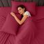 LUX Décor Bettwäsche-Set für King-Size-Bett, 4-teilig, ultraweiches Mikrofaser-Bettlaken mit Bettlaken, 40,6 cm tiefem Spannbetttuch und Kissenbezügen, kühlend und atmungsaktiv, Hotel-Luxus, Oeko-TEX