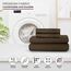 LUX Décor Bettwäsche-Set für Doppelbett, 3-teilig, ultraweiches Mikrofaser-Bettlaken mit Bettlaken, 40,6 cm tiefem Spannbetttuch und Kissenbezug, kühlend und atmungsaktiv, Hotel-Luxus, Oeko-TEX